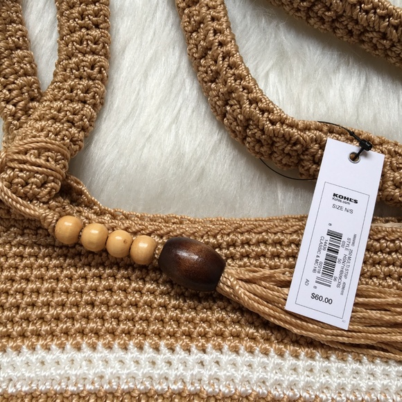 NWT Sonoma Crochet Shoulder Bag - Picture 4 of 10
